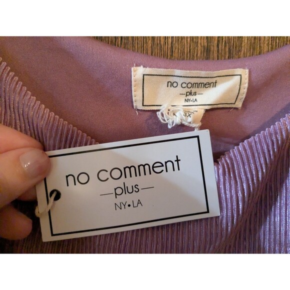 NEW No Comment Plus 3x Romper - Picture 5 of 7